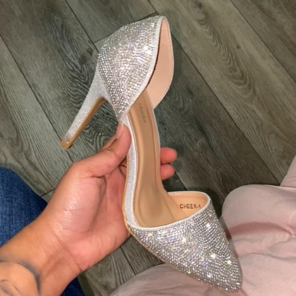 Sparkly Diamond High Heels